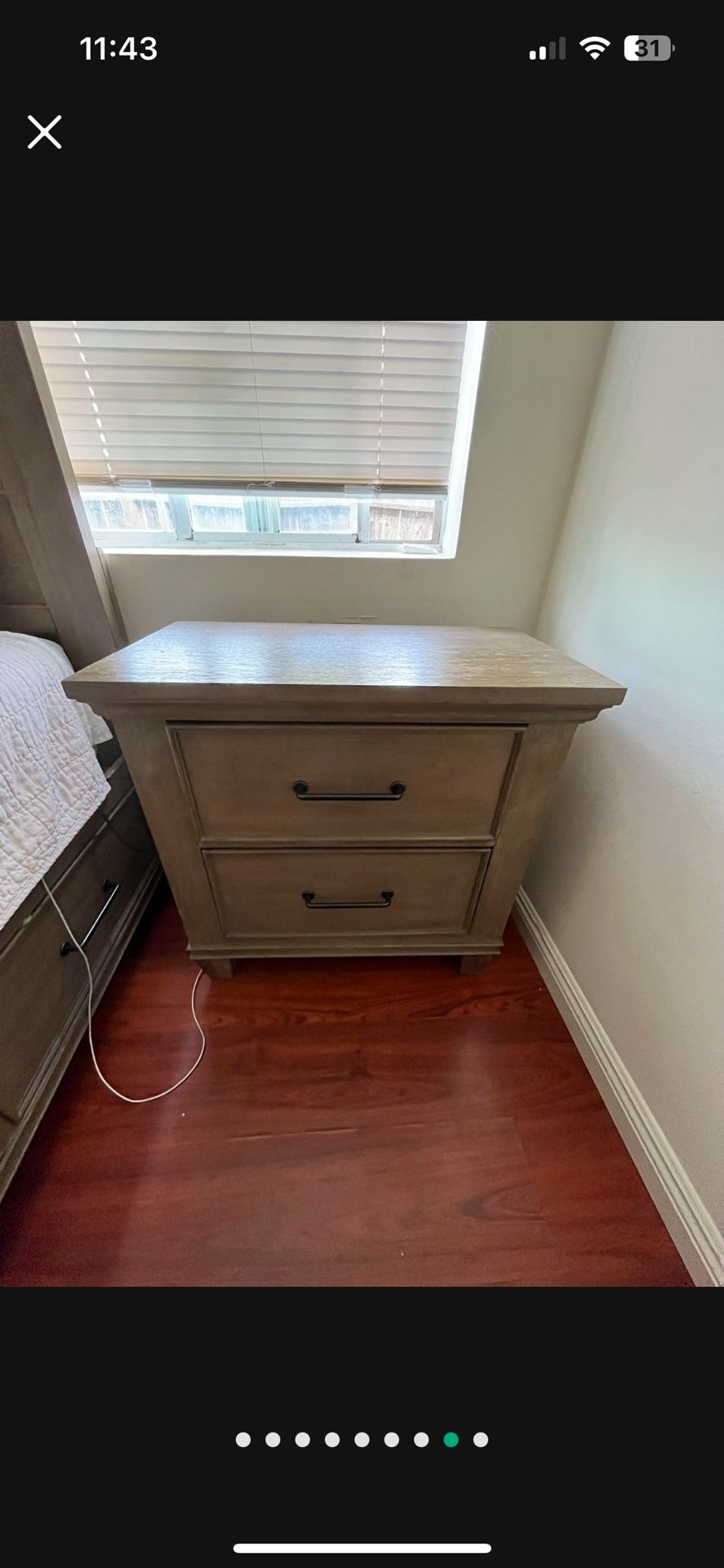 Bedroom Set With Two Night Stands