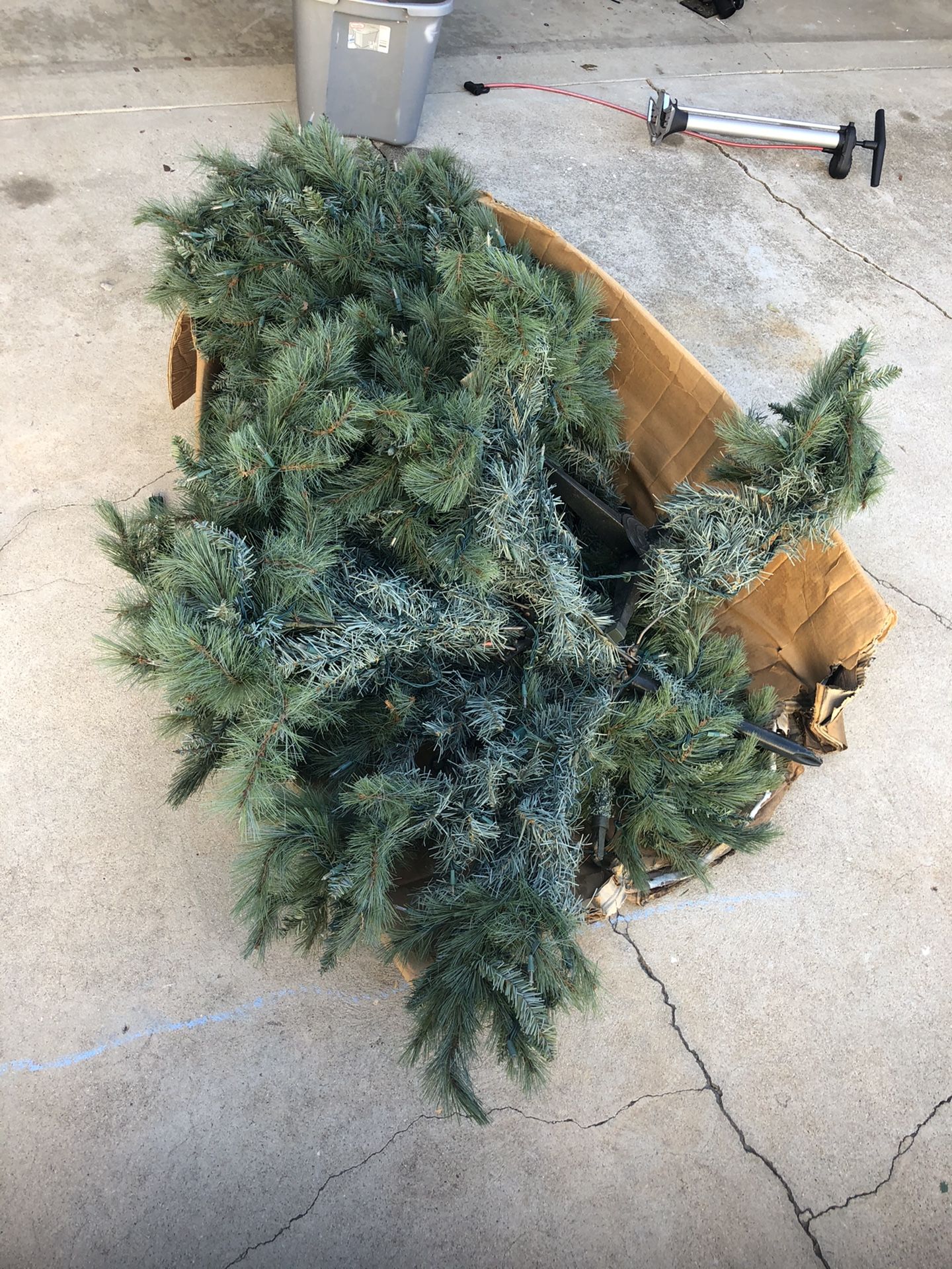 Martha Stewart Mount Holly Christmas Tree. 7 1/2 feet tall