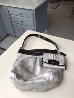 Coach purse and wallet