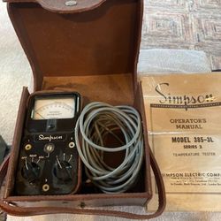vintage Simpson  Temperature Tester