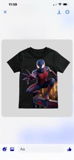 Spider-Man Graphic T-Shirt Black
