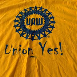 UAW  union line union made 3XL shirt New made in USA