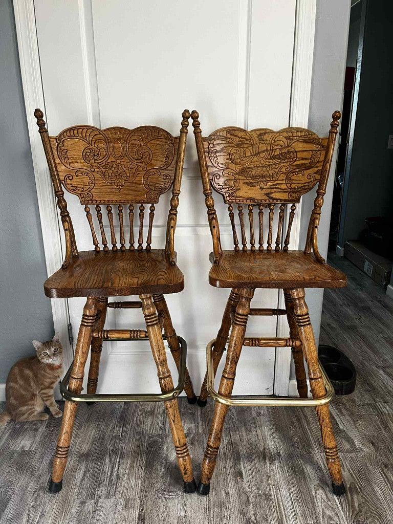 Wooden Bar Stools