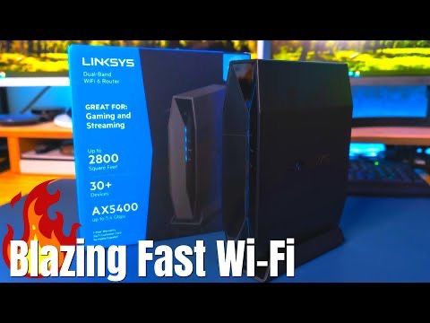 Linksys E8450 Wi-Fi 6 Router (2500 sq ft coverage)