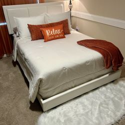 Full  Bed Frame New In That Box With Mattress And Box Spring All New Furniture And Free Delivery Free Installation 