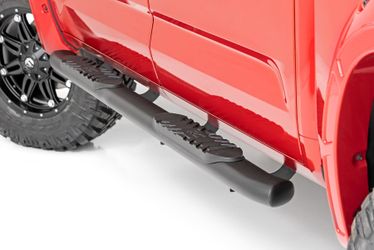 Oval Nerf Steps Crew Cab | Black For Toyota Tundra 2WD/4WD (2022-2026)