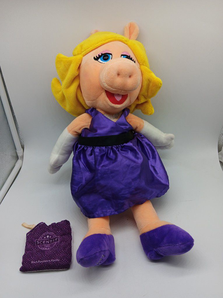 Miss Piggy Plush Scentsy Buddy 18” Disney Muppet With Fragrance Scent Pack