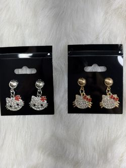 Hello Kitty Earrings $5 Each