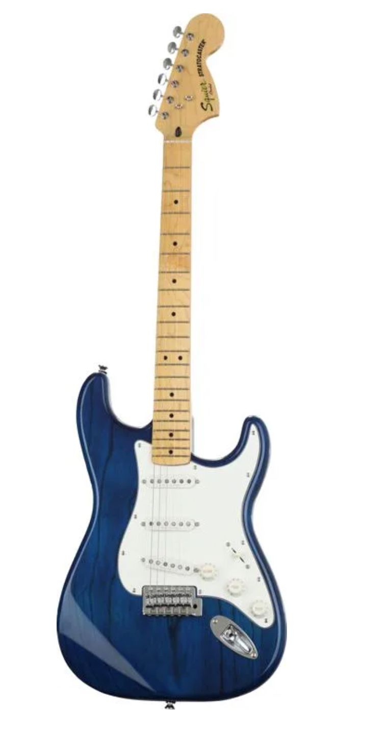 Squier Vintage Modified '70s Stratocaster Sweetwater Exclusive - Translucent Blue w/ Maple Fingerboard