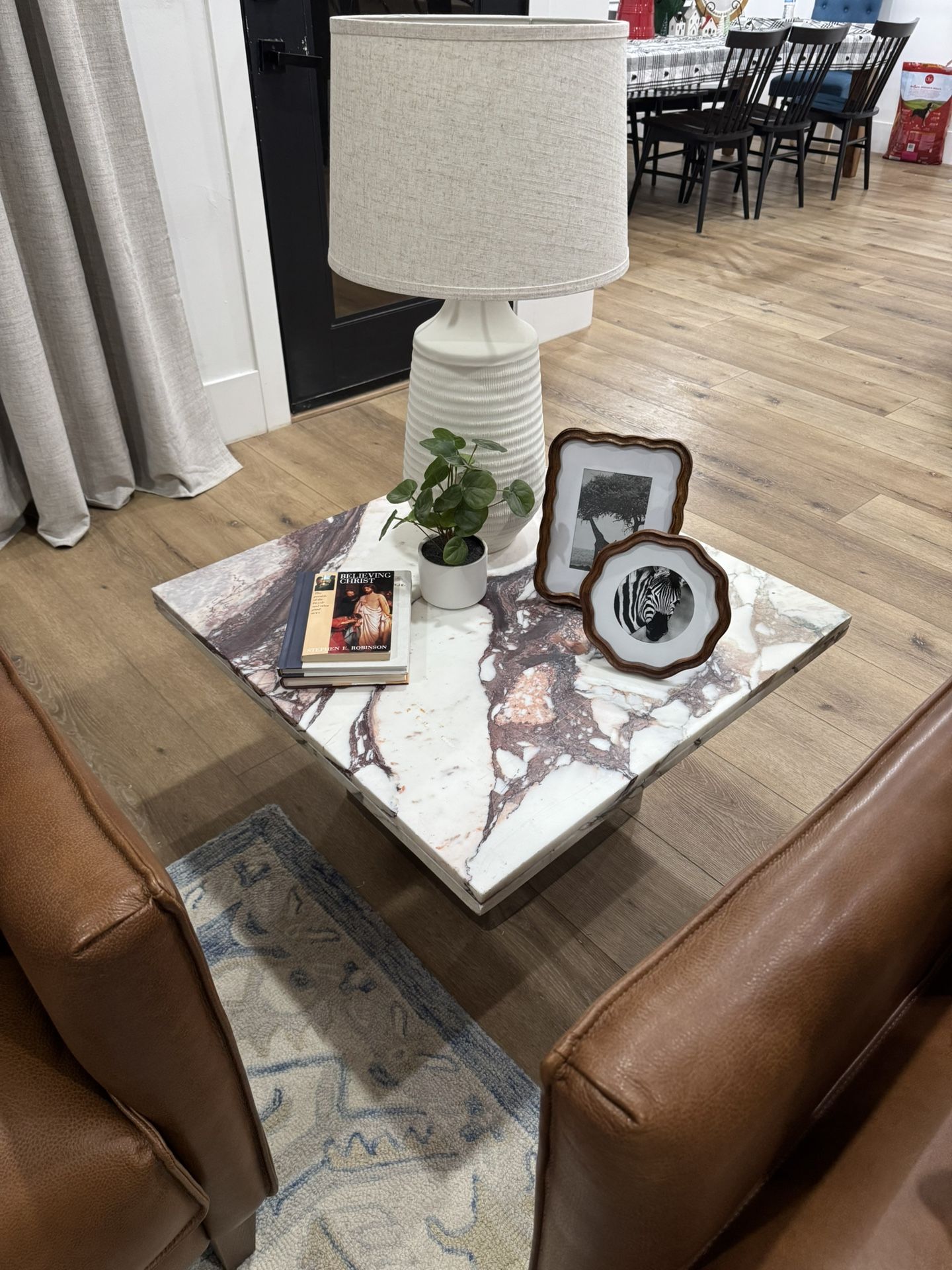  Vintage Anthropology Calacatta Coffee Table 