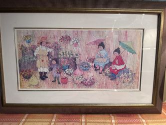 Mildred Barrett Art Framed