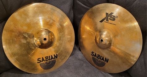 Sabian XS20 14in Hihat Drum Cymbals Pair 