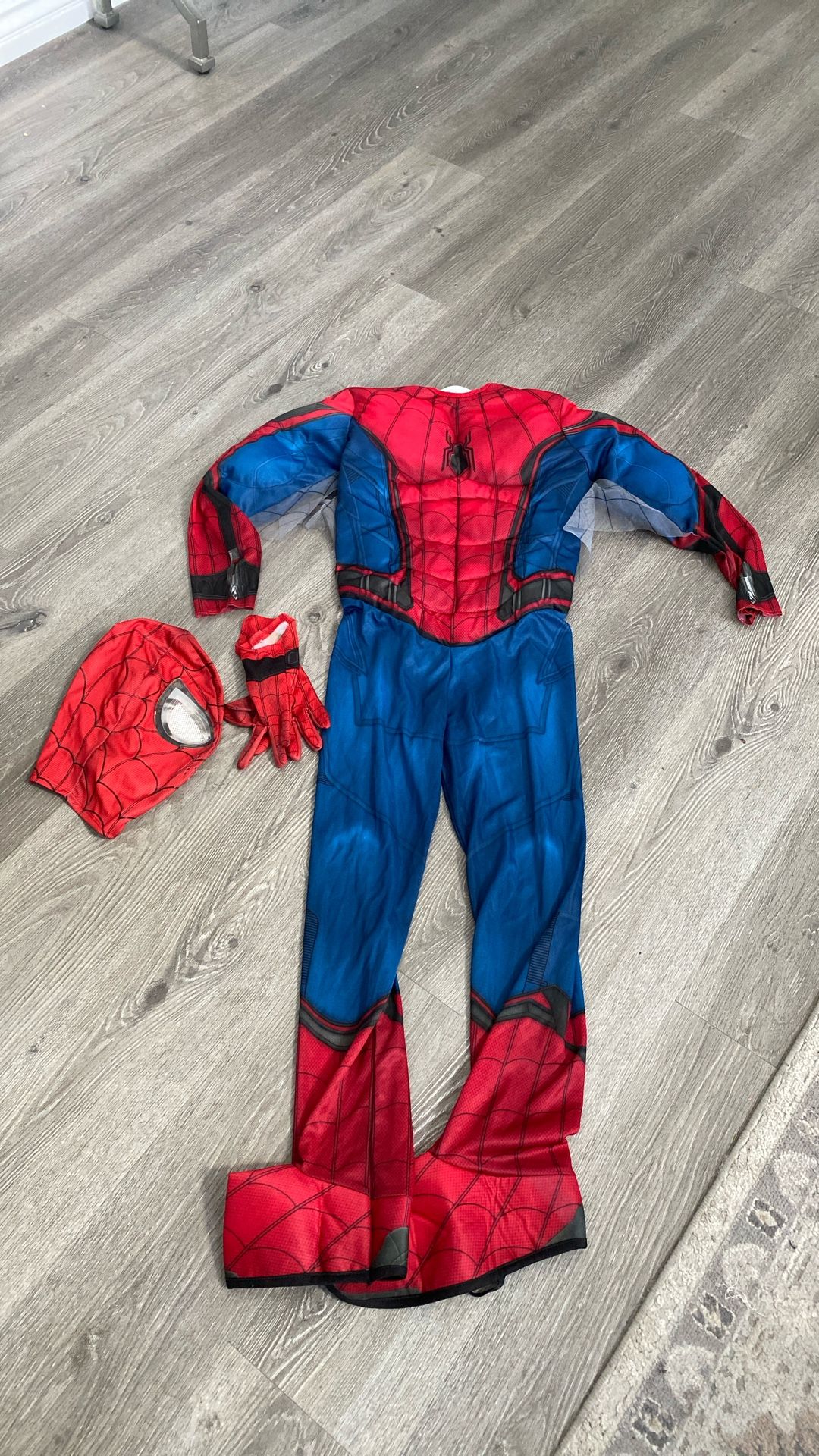 Kids Size Large Spider Man Costume Good Condition For $15.00