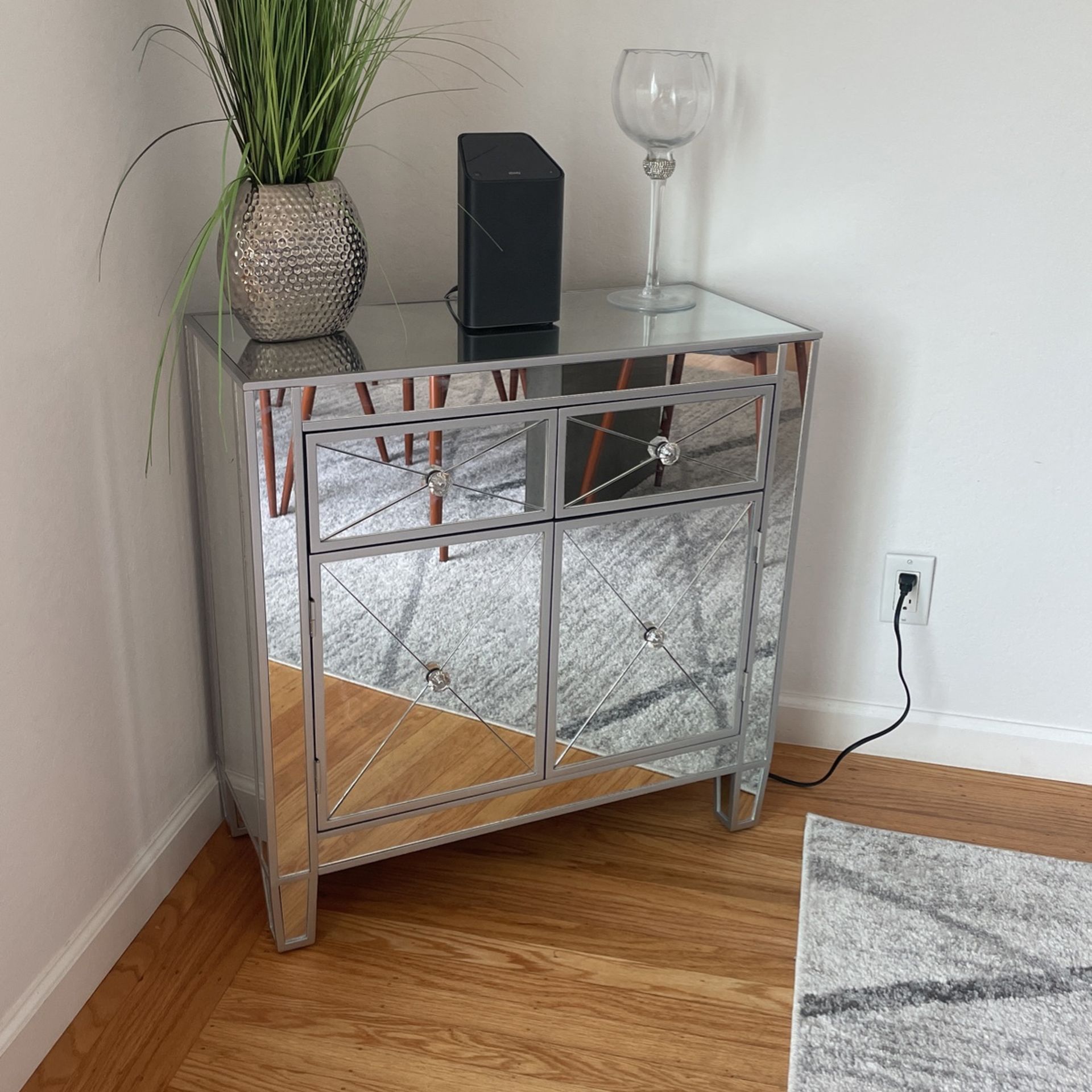 Mirror Side Table