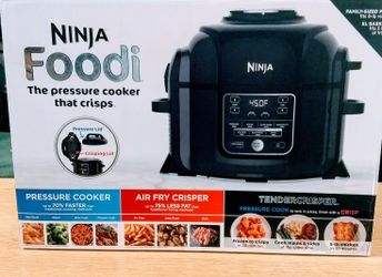 Brand New in box Ninja Speedy Cooker and Air Fryer, together with