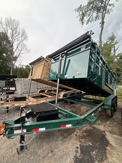 Panther Cargo 7x16 Dump Trailer — BRAND 🆕 💪🏻🔥 GPS TRACKED 🔒