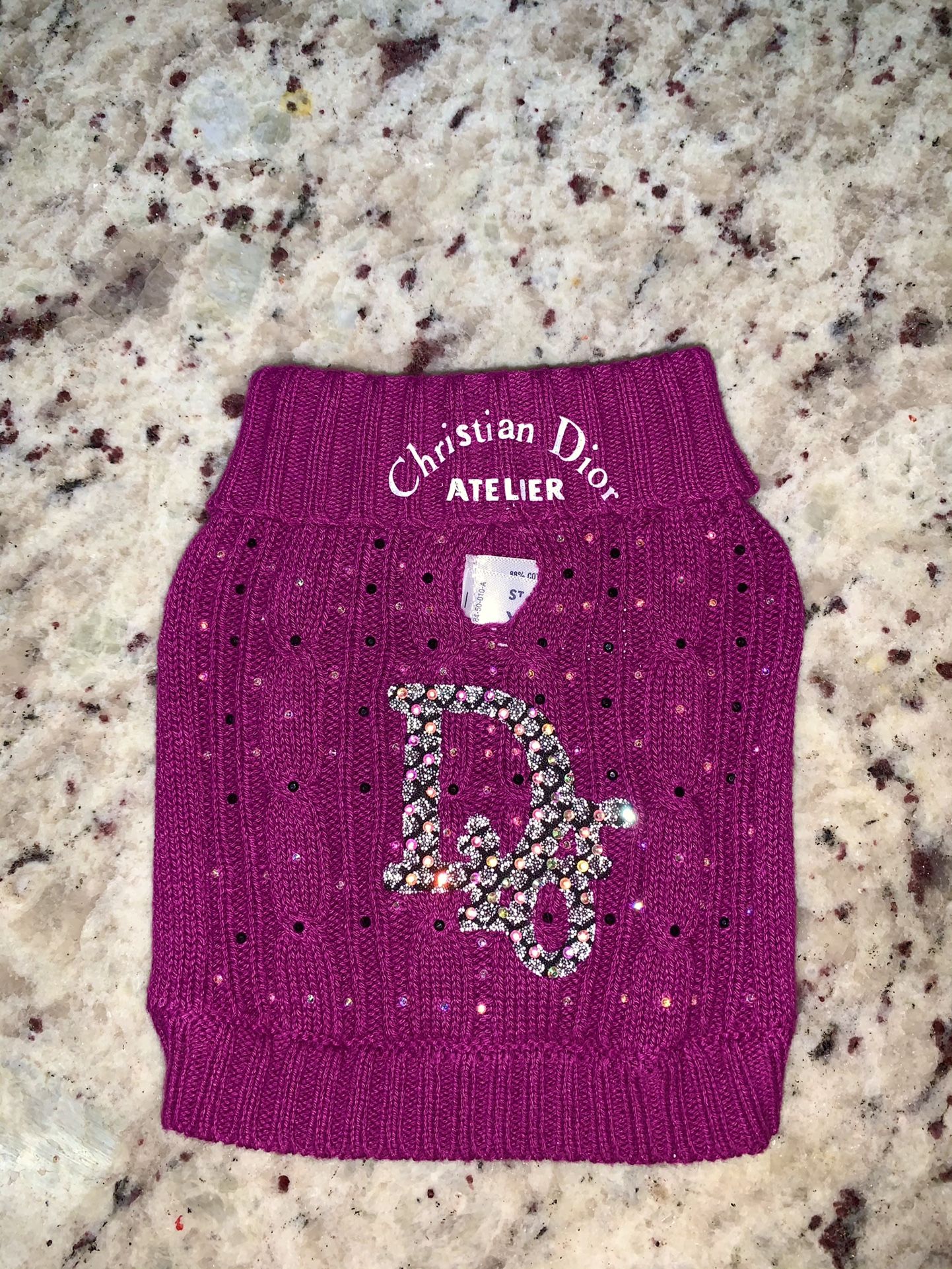 Knit Dog Sweater Size XS