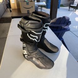 FOX Comp Motocross Boots – Men’s Size 14 – Black – Great Condition