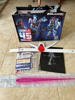 Rare Gundam - Wing Gundam Zero 30th Ann. Tote Bag and Swag Bundle