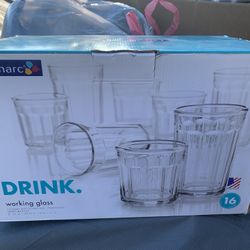 Drinking Glasses Various Sizes