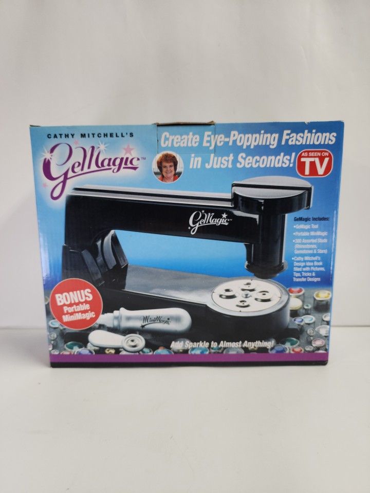 Cathy Mitchell's (2006) GEMAGIC BEDAZZLER Machine, preowned
Cathy Mitchell's (2006) GEMAGIC BEDAZZLER machine
Hours of fun
Just a few bedazzlers missi