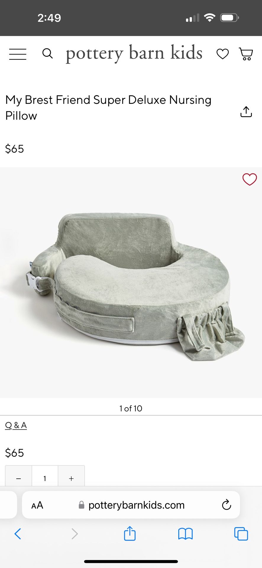 New Breast Feeding Pillow