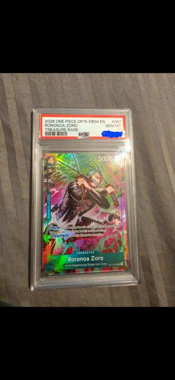 Roronoa Zoro Treasure Rare Psa 10