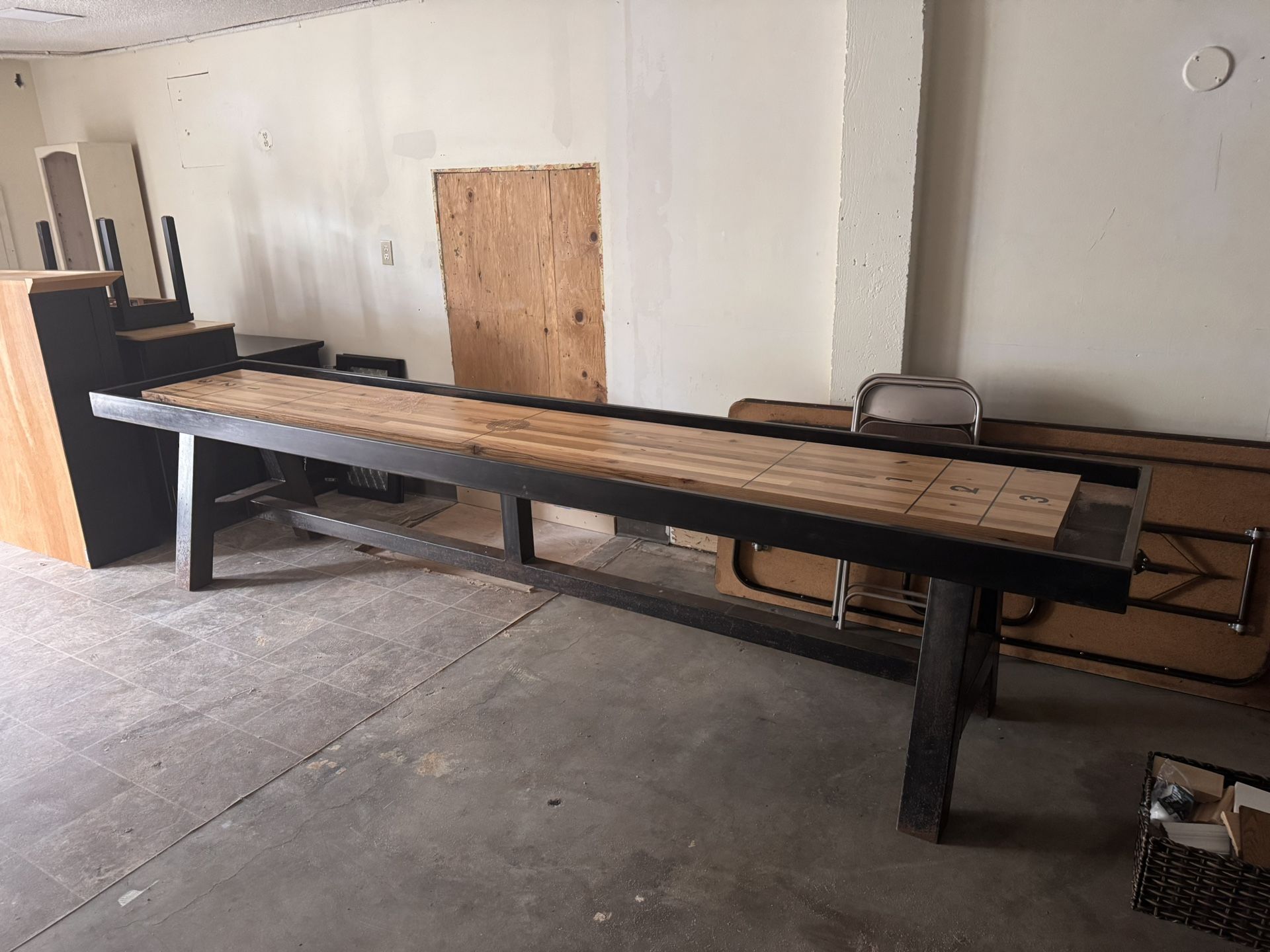 12’ Industrial Shuffle Board Table
