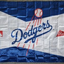 Budweiser Dodgers Banner Flag
