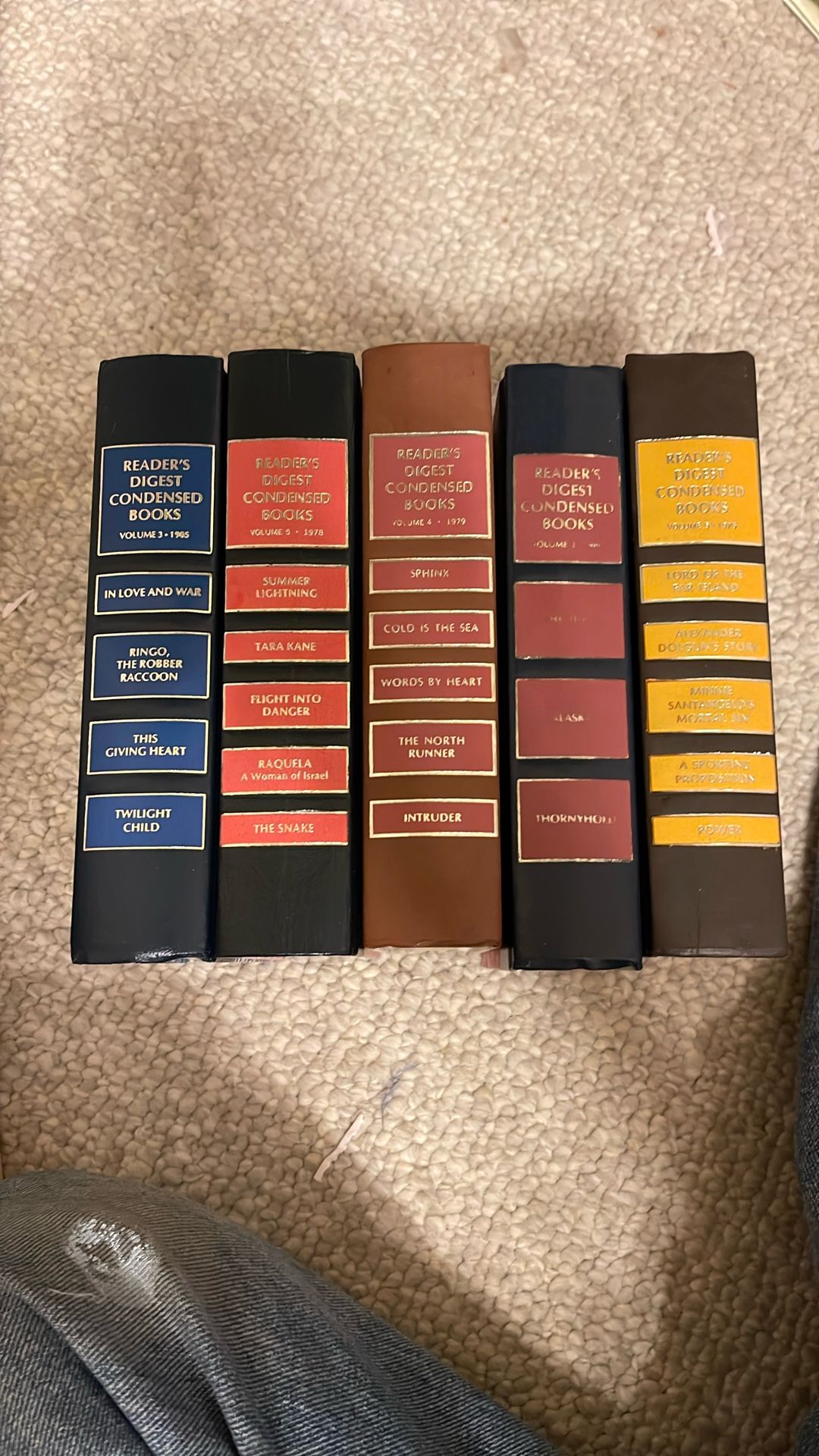 Readers Digest Condensed Books
