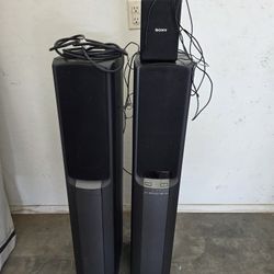 Sony Tower Surround Sound Speakers