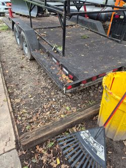 22ft flat deck trailer