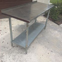 5 Ft Stainless Table