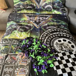 Monster jam party supplies