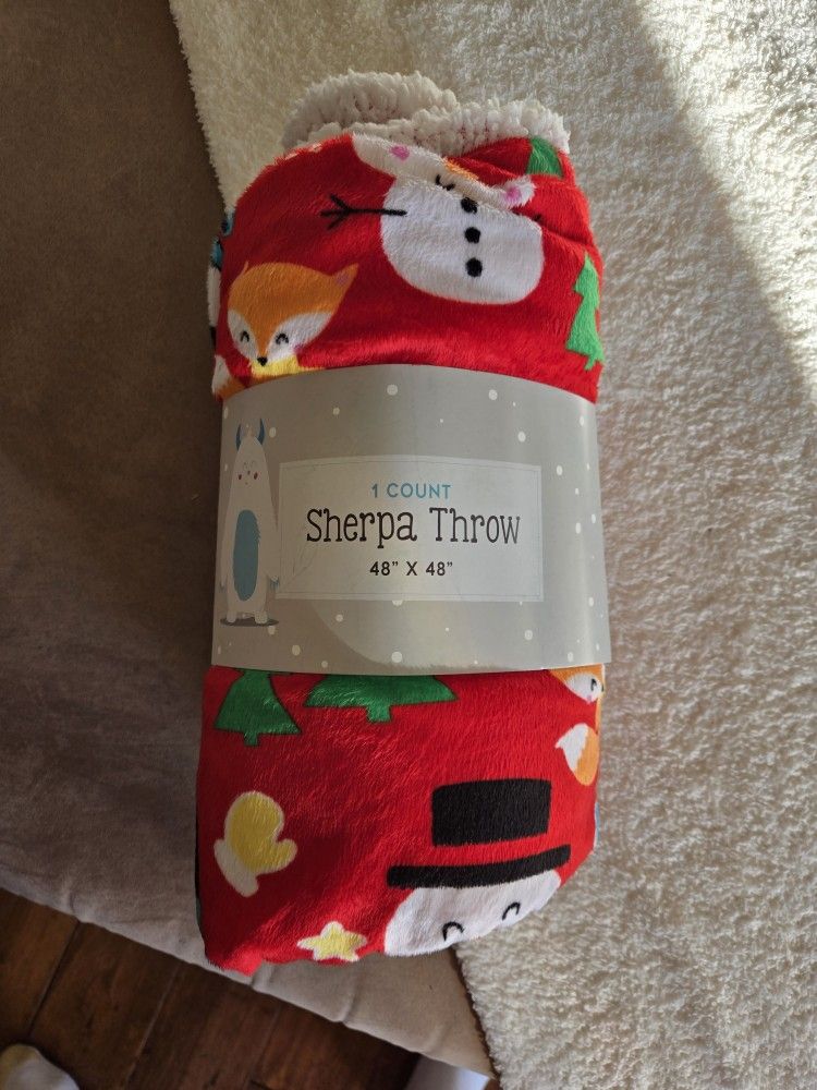 Brand New Christmas Throw Blanket. "CHECK OUT MY PAGE FOR MORE DEALS "
