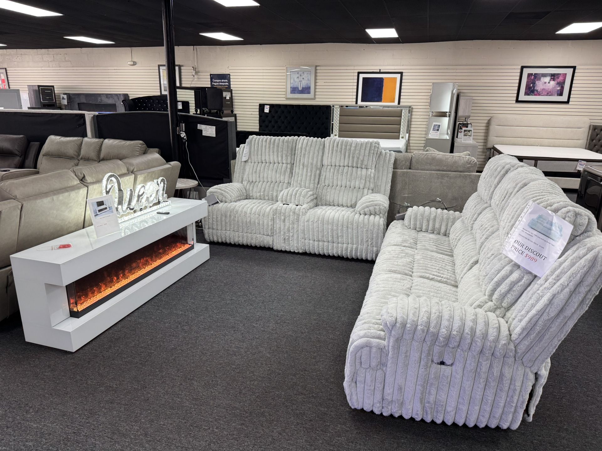 Power Recliner Sofa & Loveseat. 🚚WE DELIVER🚚