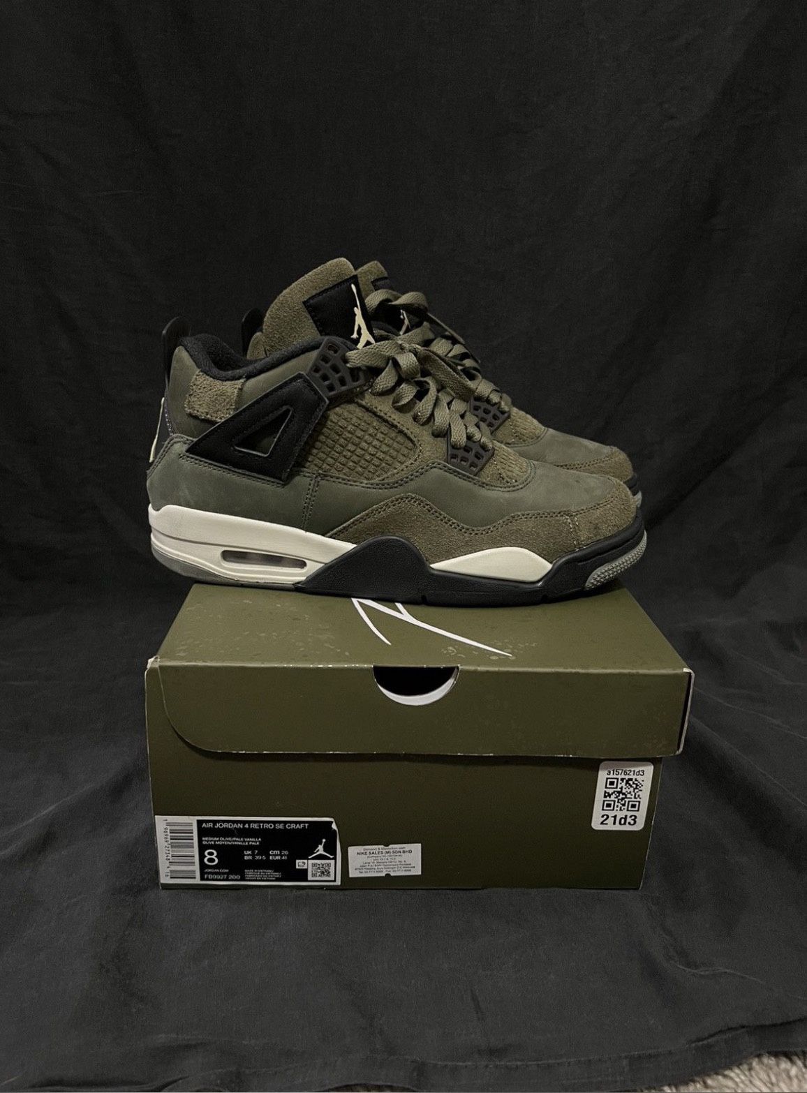 Air Jordan 4 Retro SE Craft Olive
