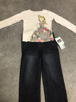 New 4t jeans with tags