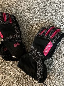 Kids Ski Bibs Pants And Gloves