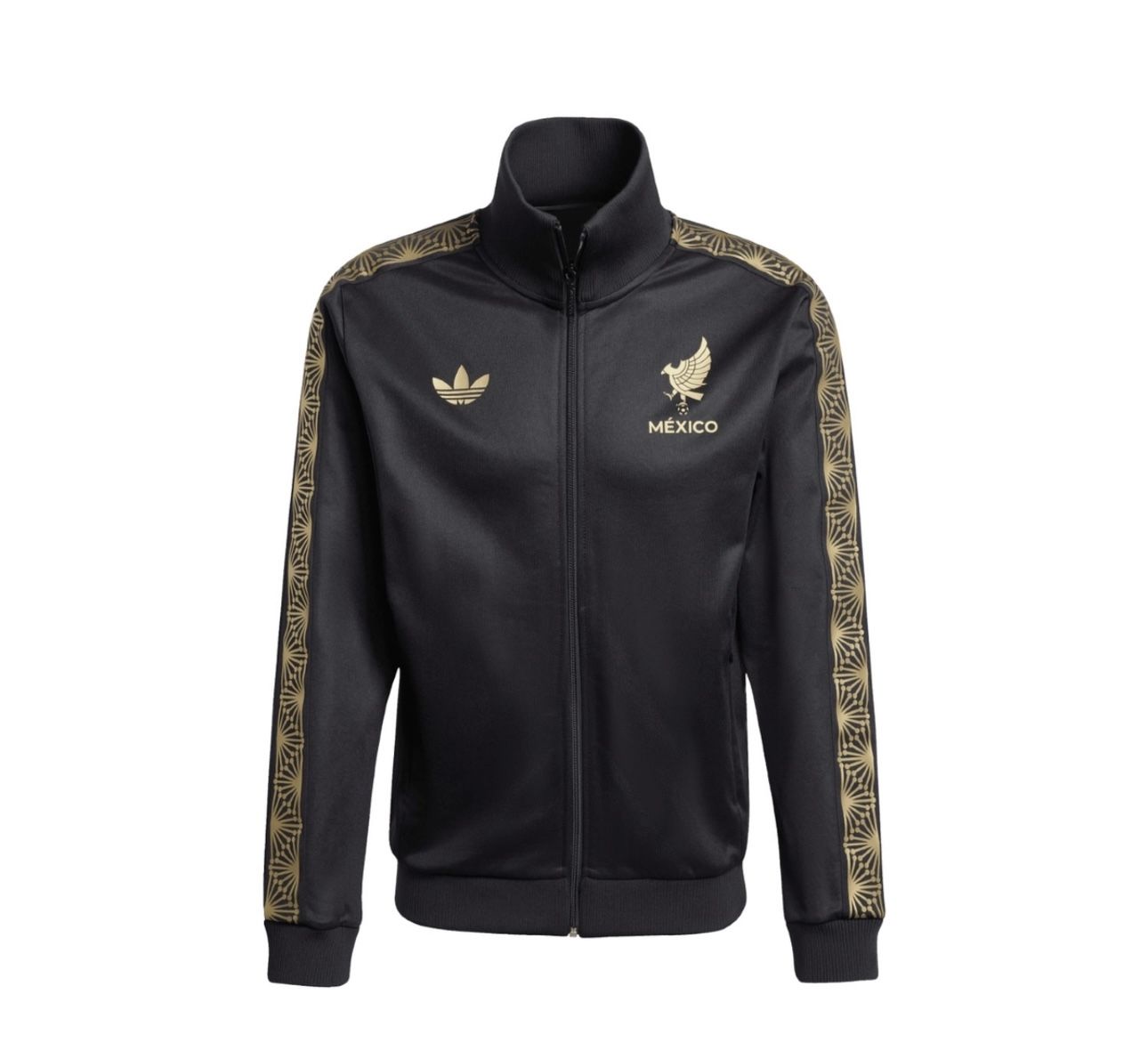ADIDAS Mexico National Team Black Gold 2025 Track Top Jacket JE5335 Men’s Large