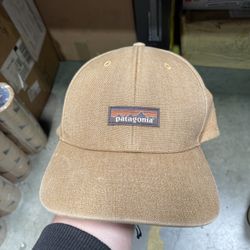 Patagonia Work Wear Tin Shed Snapback Trucker Hat Cap Adult Adjustable Brown
