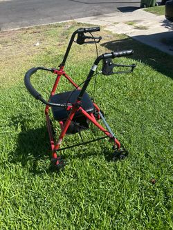 Adult Walker and chair