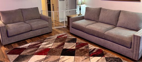 Grey sofa set
