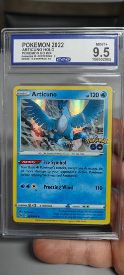 Articuno Holo Pokemon GO #24 CGC 9.5 Mint+