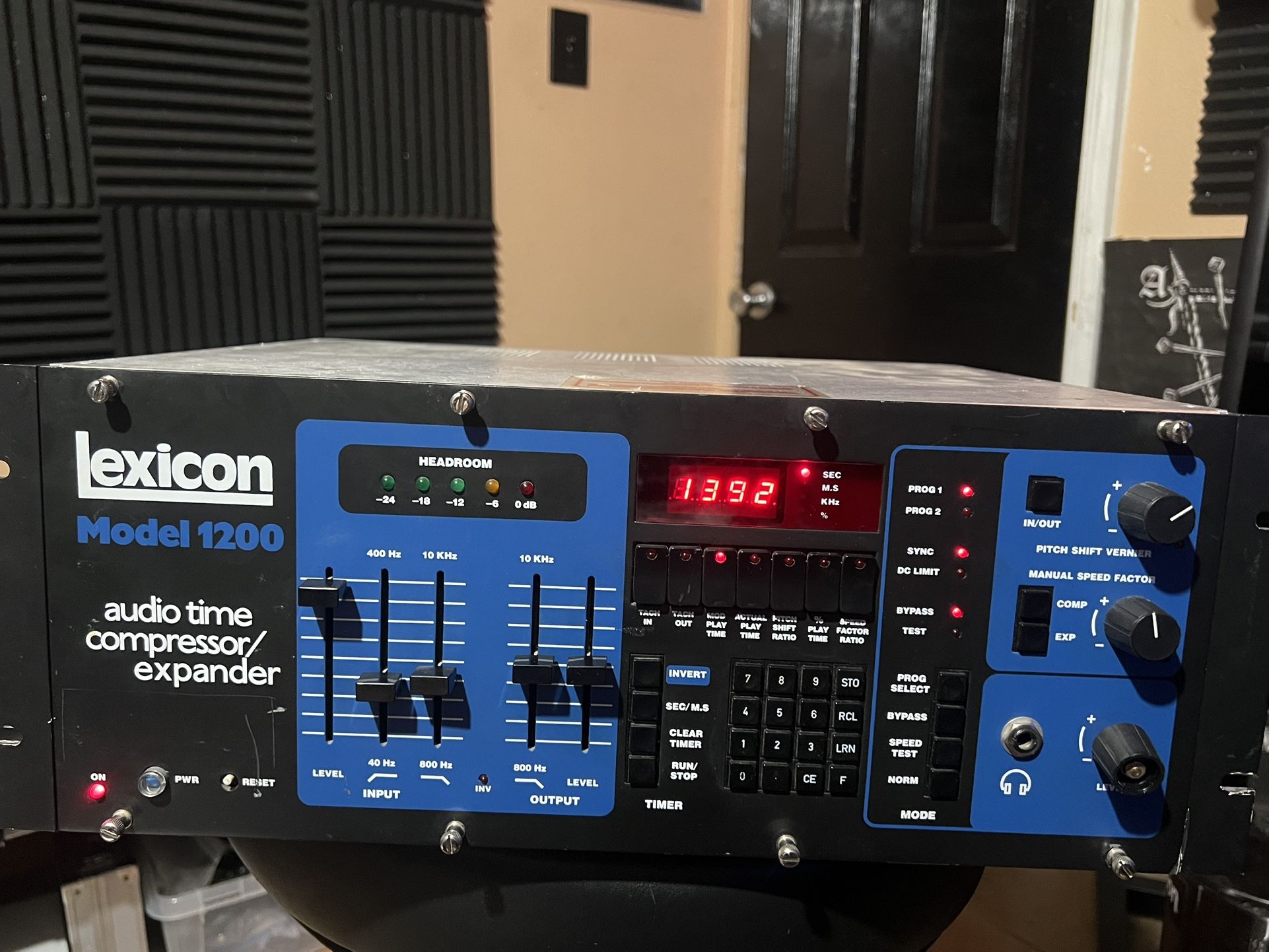 Lexicon Model 1200 audio time compressor/ expander