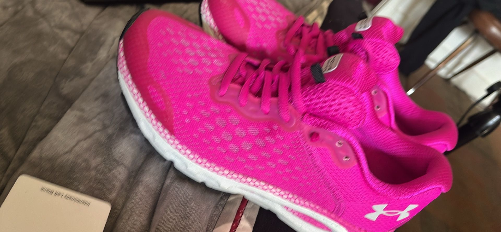 Pink woman’s under  Armour 
