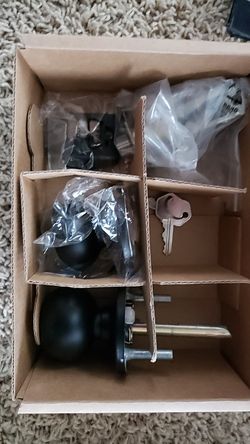 Entry knob - Coastal, Matte Black
