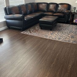 Leather Corner Sofa 