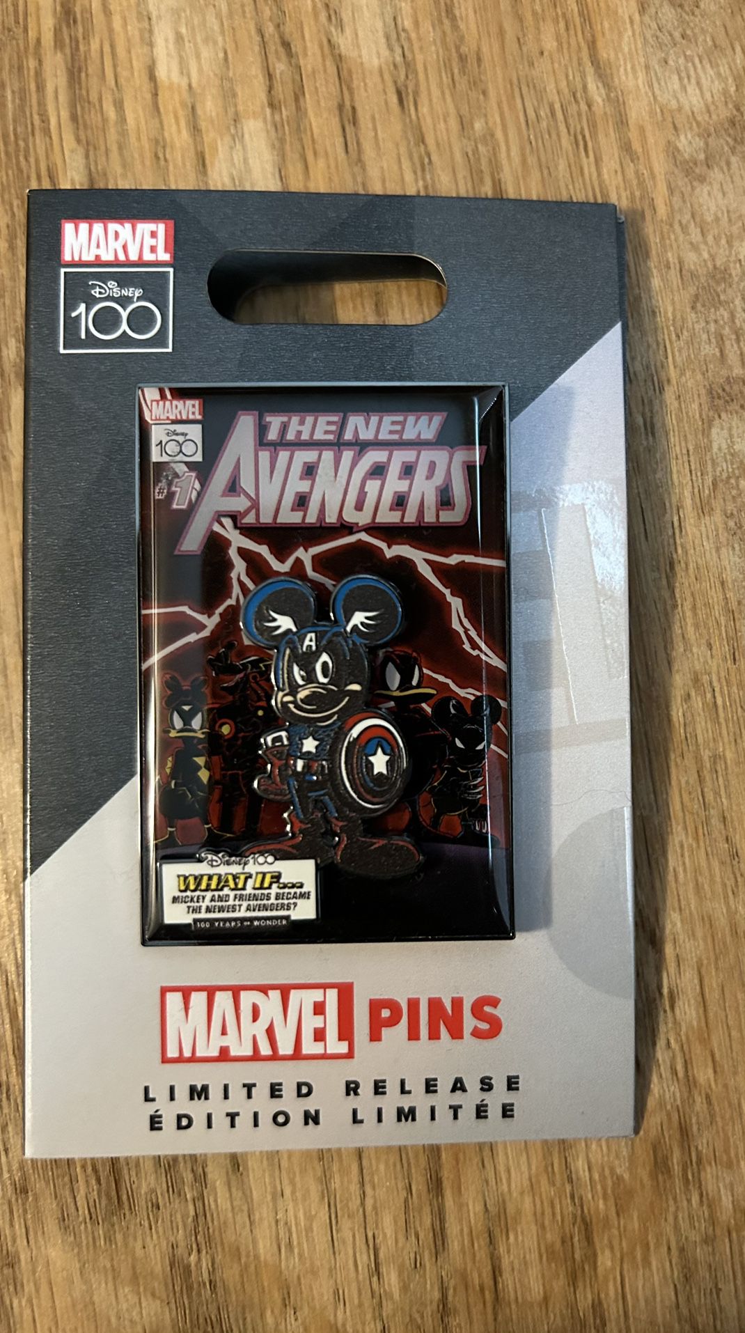 Disney 100 Pin Special MARVEL Comic Cover Marvel The New Avengers Mickey What if