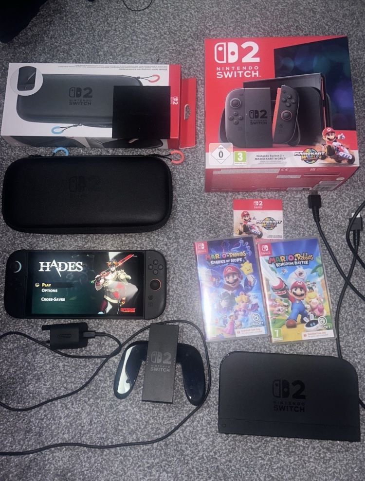 Neatly Used Handheld Switch 2 + Complete Package